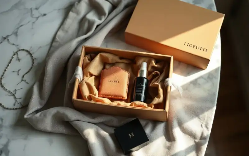 Luxus-Produktinszenierung auf Marmor und Leinen für Premium-Onlineshops in Deutschland