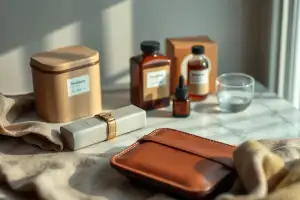 Luxus-Produktinszenierung auf Marmor – Vergleich von Shopify und Shopware für Premium-Onlineshops